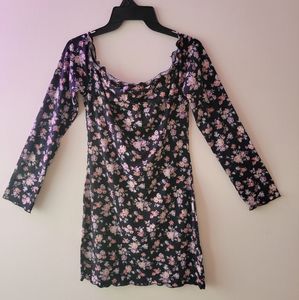 Floral Off Shoulder Dress